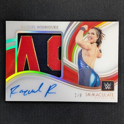2023 Panini Immaculate WWE Raquel Gonzalez Rodriguez #PM-RRG Auto Mem /8
