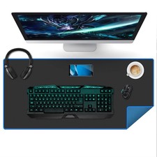 Large Gaming Mouse Pad 35.4x15.7x0.16in , Black Thick Computer Extended Mouse...