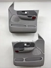 99-03 Ford F-150 F150 Crew Cab OEM Driver & Passenger Door Panels Power Gray