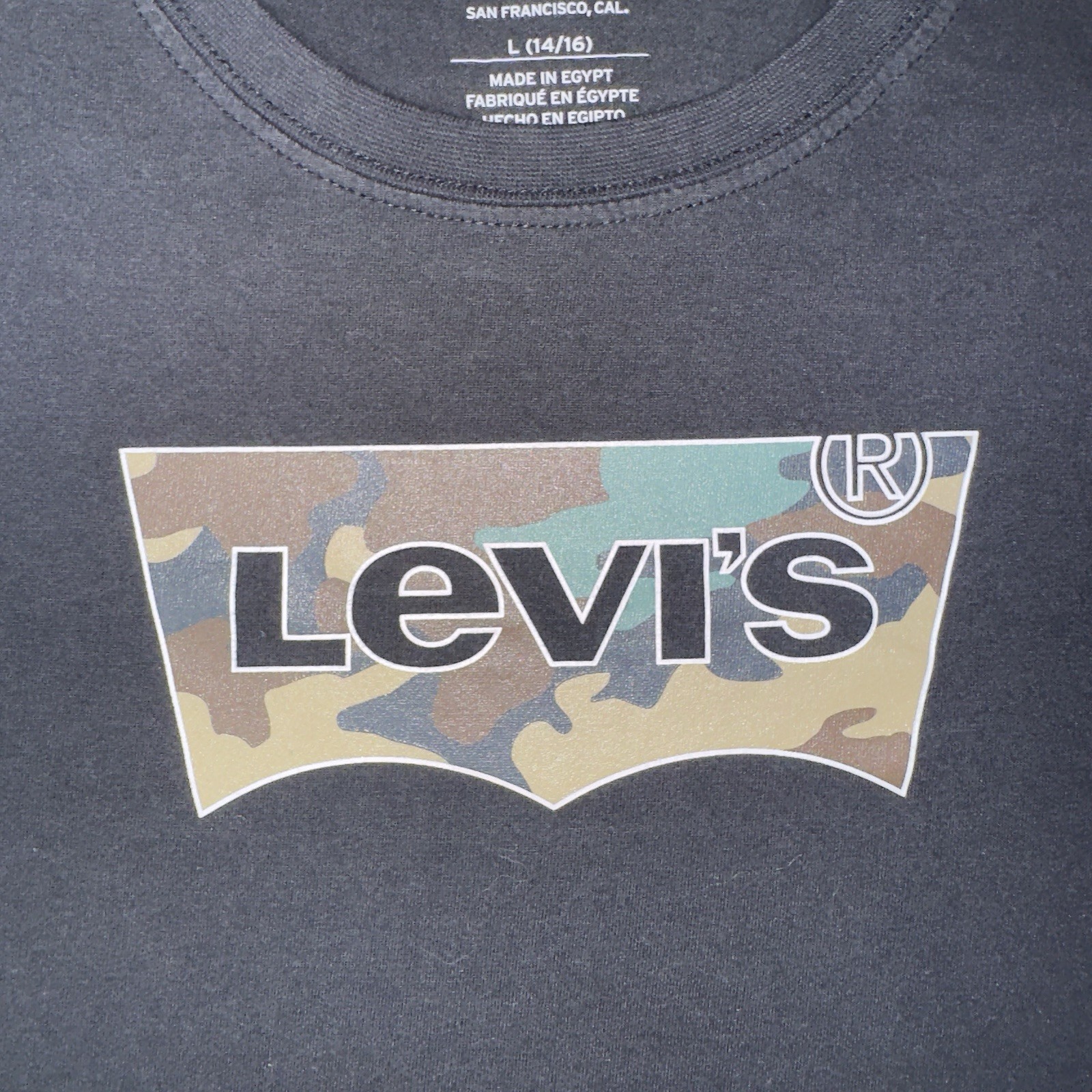 Lot Bundle 2 Levi’s Black Gray Basic T-Shirts Kid… - image 2