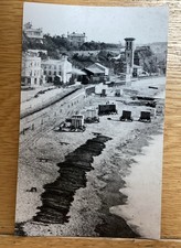Old Postcard Size Photo Of Broad Gauge At Dawlish, See Full Description