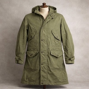 VTG USAF Overcoat Parka Type Men's Small Green Talon Zipper Korean War Era 1951