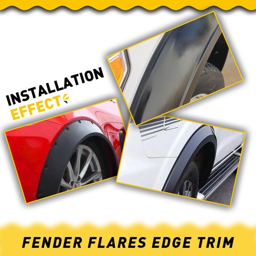 9m Universal For Car Wheel Truck Wells Fender Flare Trim Edge Rubber Seal Strip - Bild 5 von 16