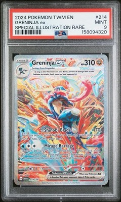 pokemon twilight masquerade card list greninja ex 198/167 Full Art Pokemon Secret Rare : Toys & Games This find represents a premier opportunity to acquire a centerpiece from one of the most celebrated sets in recent years. More Illustration Rare Cards Arrive