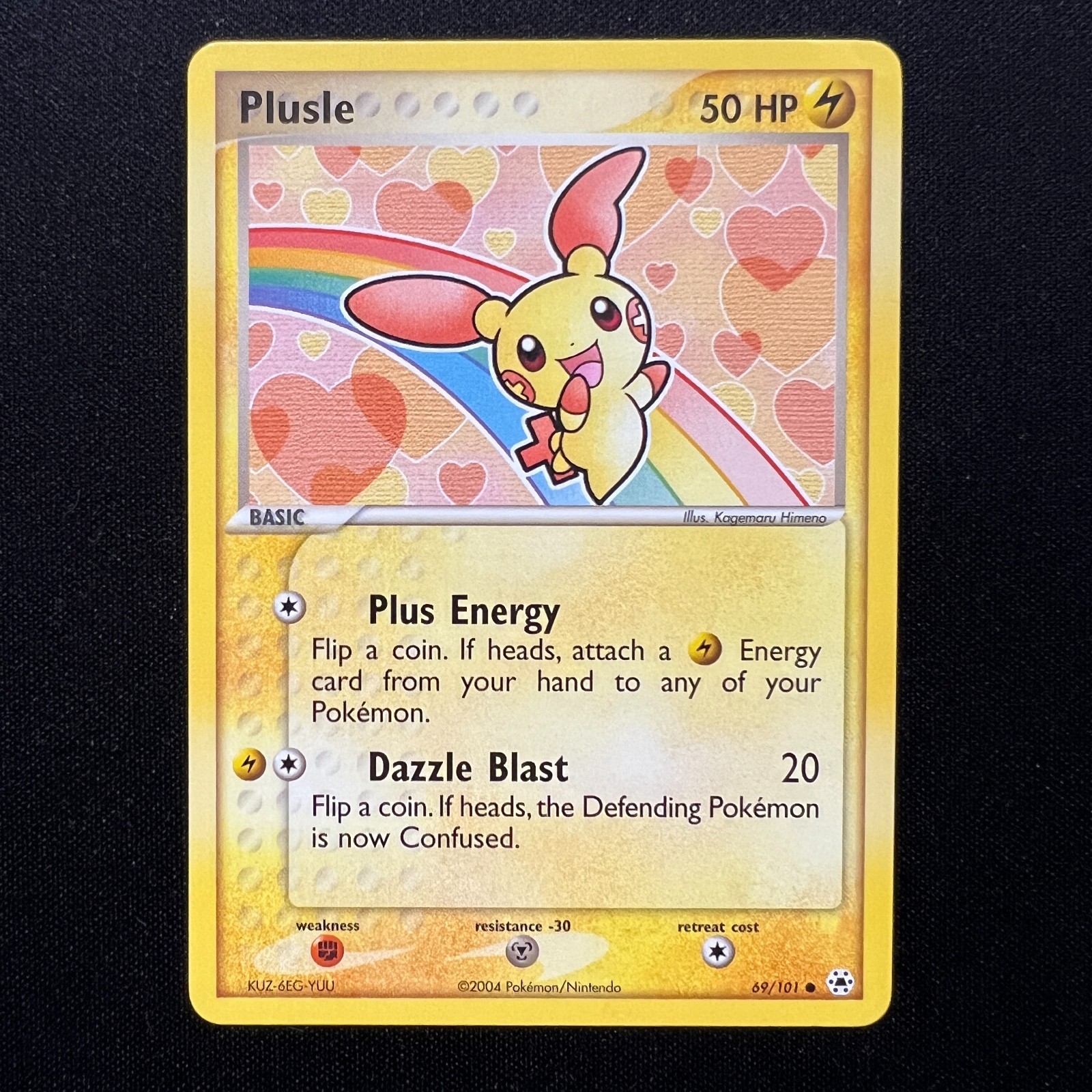 Pokemon Plusle 69/101 EX Ruby & Sapphire Hidden Legends NM