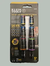 Klein Tools Impact-Rated Flip Socket Set, SAE and Metric (32933KIT)