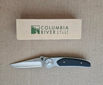 CRKT 4003 Michael Walker BladeLock Plain Edge Knife--NEW IN BOX --VERY RARE