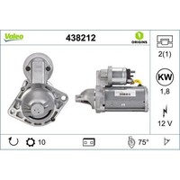 Starter Valeo 438212 Valeo Origins New Oe Technologie FüR Fiat Opel Vauxhall