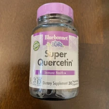 Bluebonnet Super Quercetin®, 30 Vegetable Capsules Exp 1/2027 FAST SHIP