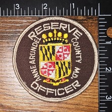 Anne Arundel County Reserve Officer Maryland Police Patch