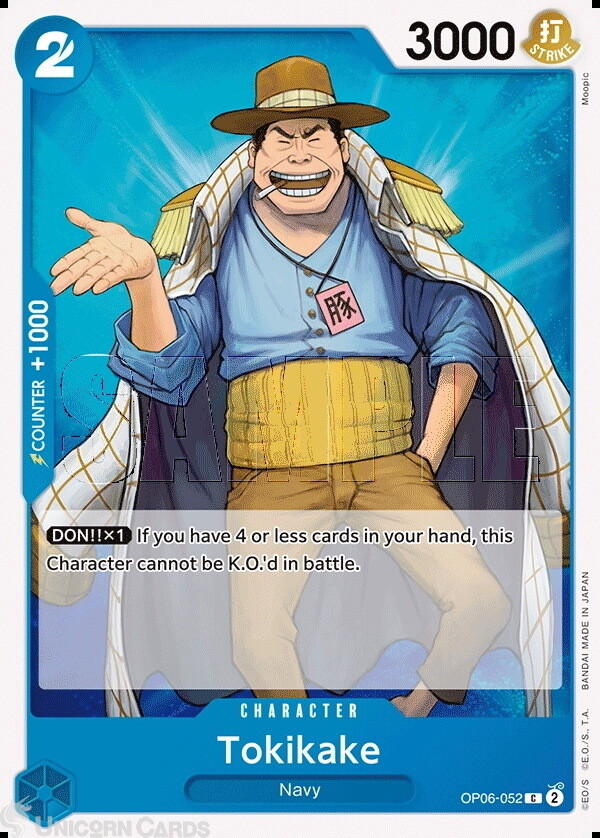 OP06-052 Tokikake : Common One Piece English TCG Card : OP06: Wings Of The Capta