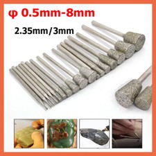 Diamant Fräser Schleifstift 0.5mm-8mm Diamantschleifer Bohrer für Dremel Proxxon
