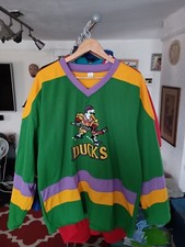 Disney The Mighty Ducks Movie Hockey Jersey Size L  16 Wu  D2