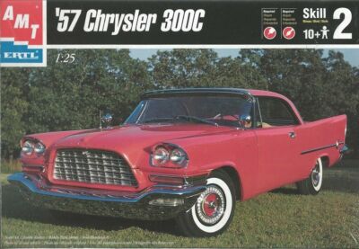 AMT '57 Chrysler 300C Plastic Model Car Kit Scale 1/25 #30046 HR