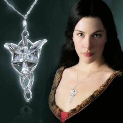 HANDMADE Lord of the Rings Arwen Evenstar Charming Necklace Pendant LOTR Carnival SALE
