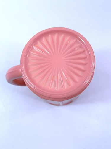 Hazel Atlas Moderntone Platonite Pink Pastel Juice Pitcher Vintage Kitchen Ware - Picture 6 of 6