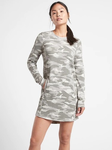 Athleta Camo Luxe Balance Sweatshirt 