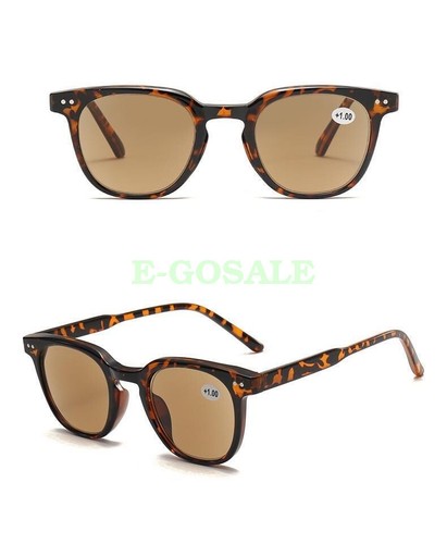 HOT Herren Damen Vergrößerungsbrille Sonnenbrille getönte Mode Lesebrille - Bild 11 von 22