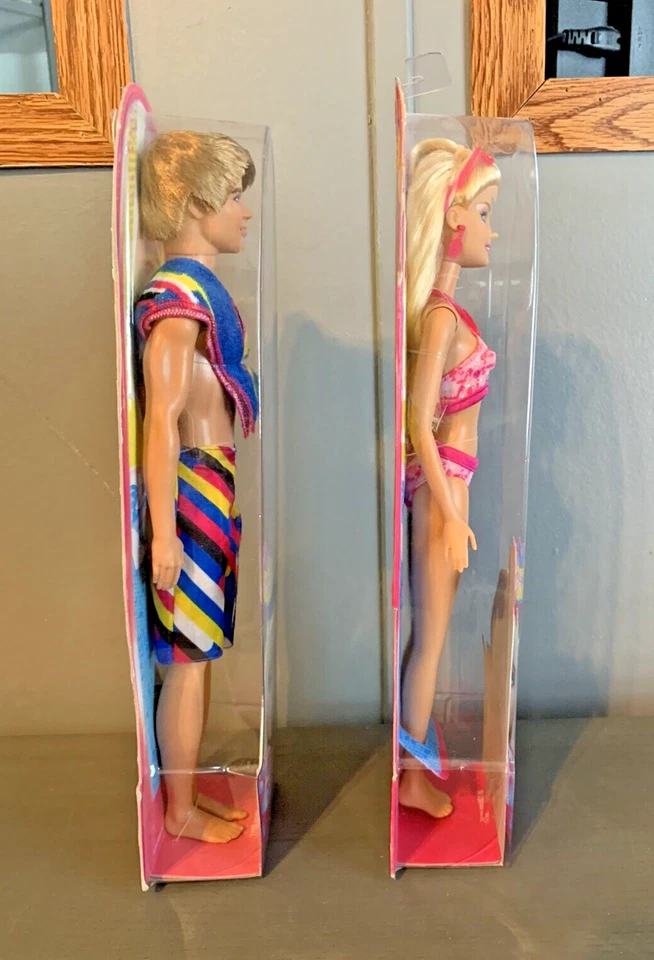 NUEVO - Muñecas Barbie y Ken Baño ¡Diversión! Lote de 2 muñecas Mattel #T7185 #T7186 Foto 3 de 4