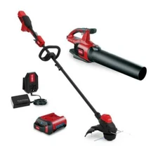 Toro 60V MAX Electric Battery String Trimmer and Leaf Blower Combo Kit