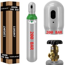 8L Argon 4.8 Gasflasche Reinheit, 200 bar MIG/TIG Schweißen Aluminium geeignet