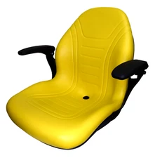 John Deere High Back Tractor Seat w/ Armrests 4700, 4710, 4720