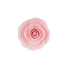 Mega Crafts - 8" Handmade Paper Pedal Flower - Pink, 1PC