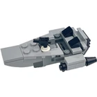 LEGO Star Wars First Order Snow Speeder Micro Ship Set (44 Pcs) 2 Inches Tall