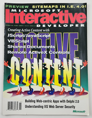 Microsoft Interactive Developer Magazine Web ActiveX Controls VBScript Nov 1996