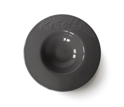 Risottoteller VESUV 26,5 cm Dunkelgrau - TRATTORIA - aus Porzellan / CreaTable