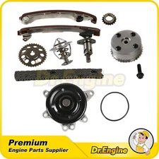 Timing Chain Kit VVT Sprocket Thermostat Water Pump Fit 03-06 Pontiac Vibe 1.8L