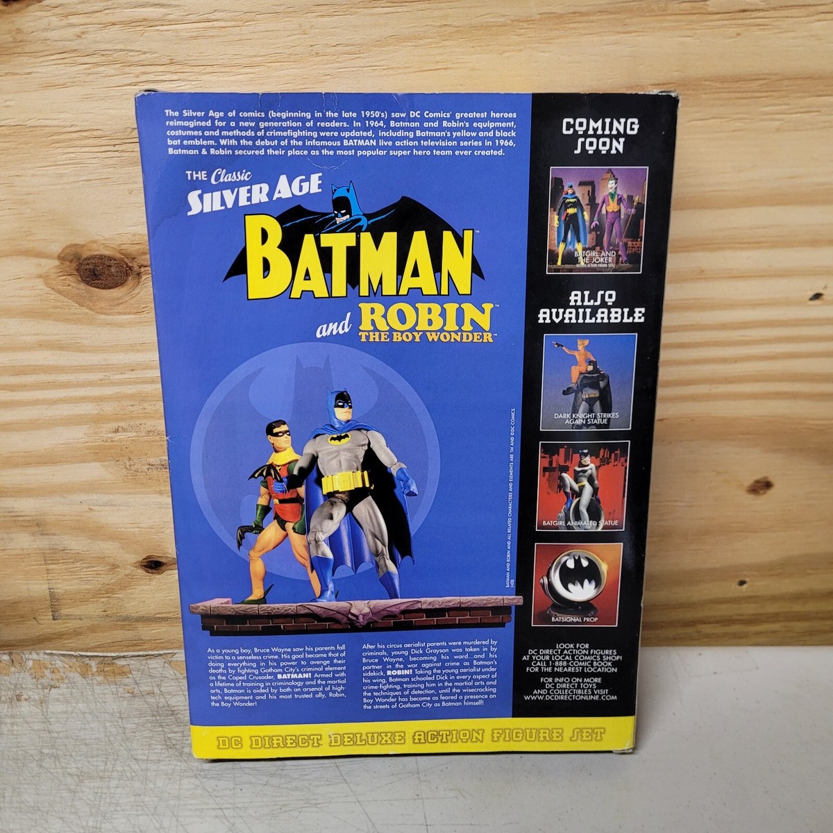 DC バットマン　ロビン　Silver Age DC Direct Deluxe Classic Silver Age Batman & Robin Figure Set New