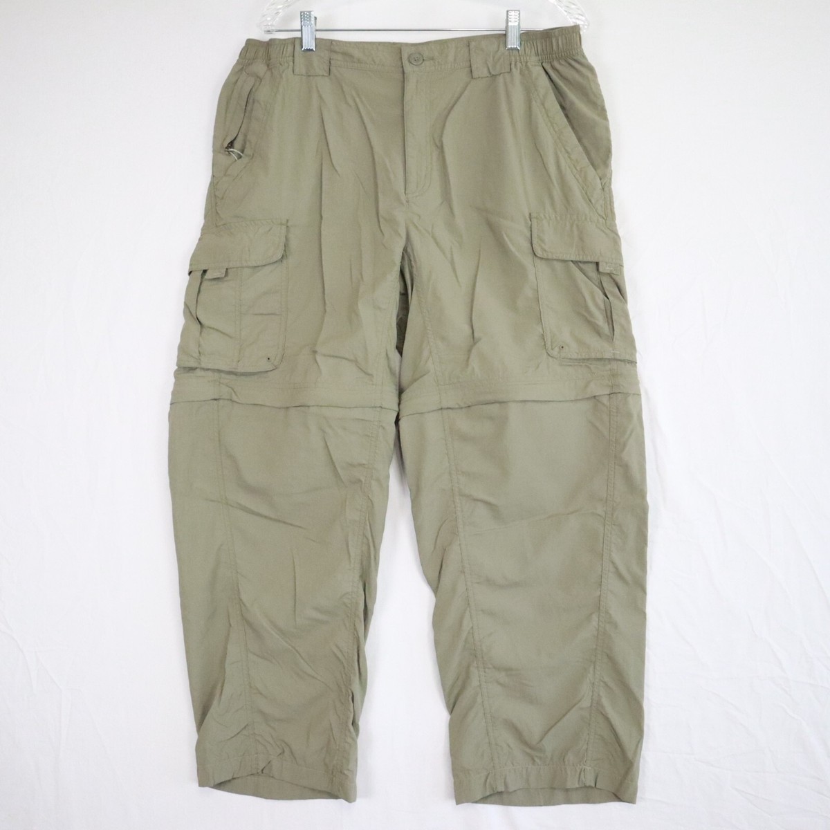 Columbia Pants Mens Large Titanium Convertible Cargo Pocket