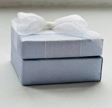 24 PCS Jewelry Gift Box Rings Cardboard with Bow Bulk for Anniversaries, Wedding