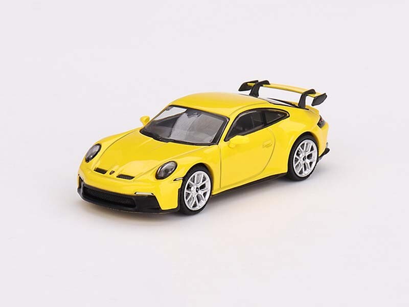 Porsche 911 (992) GT3 Racing Yellow (Mini GT) Diecast 1:64 Scale Models MGT00565