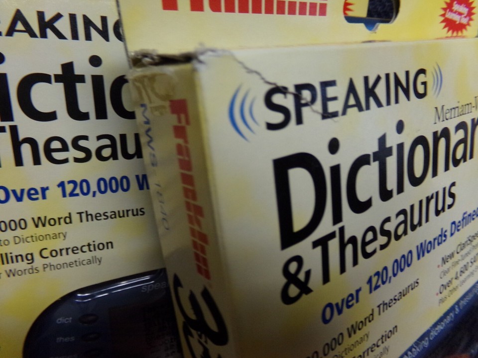 5 Franklin Merriam ster's Speaking Dictionary & Thesaurus MWS1840 Openbox eBay