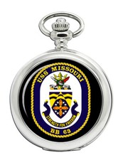 USS Missouri BB-63 Pocket Watch