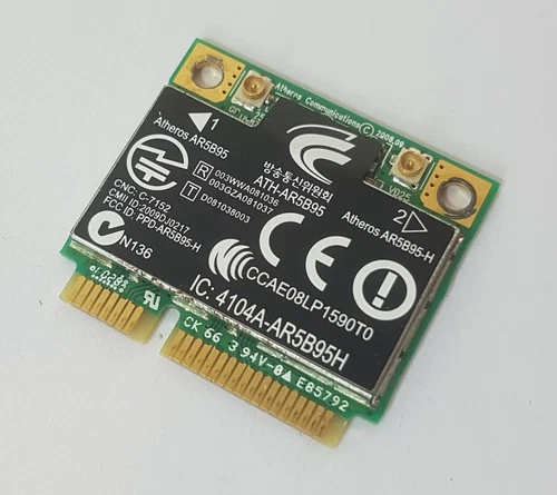 Wlan Wifi Mini PCIe Atheros AR5B95H 605560-005 aus HP DV6-3000 Serie