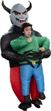 Krampus Carry Me Chub Suit Funny Inflatable Christmas Holiday Party Costume
