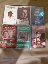 6 Cassette lot Christmas Deck the Halls Dreaming of a White Christmas Merry Chri