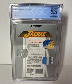 Jackal (Nintendo Entertainment System, 1987) NES CGC 9.4A+ SEALED