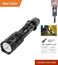 Compact Camo Flashlight with 280 Lumens & Night Vision – Perfect for Outdoor Use