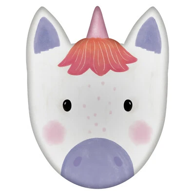 SIMPLY KIDS Kinder tierförmiger Teller perfekt, um Ihre Kinder zur Mahlzeit zu unterhalten - Einhorn