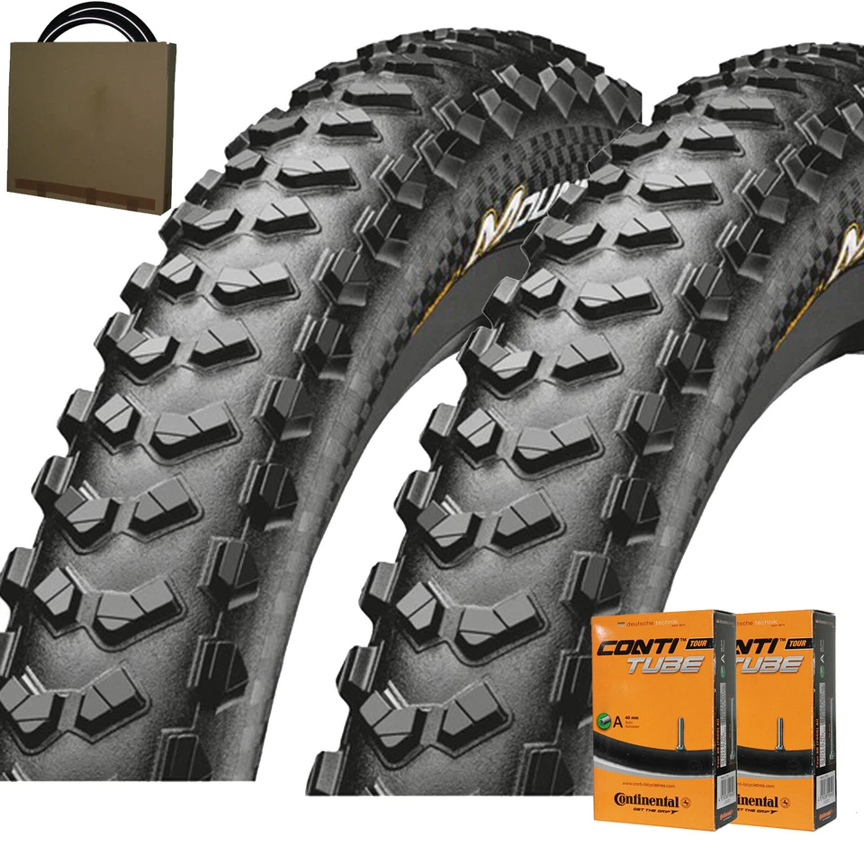 2x Continental Reifen Mountain King II 26x2.30 | 58-559 MTB Mantel m/o Schläuche