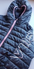 Fila Youth Puffer Winter Sbow Jacket Coat Gray and Pink Sz 10/12