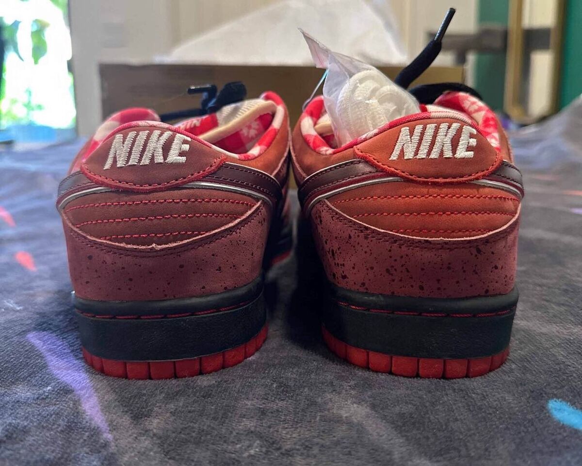🦞NEW Concepts x Nike SB Dunk Low Red Lobster DS size 10.5 🦞NEW Concepts x Nike SB Dunk Low Red Lobster DS size 10.5