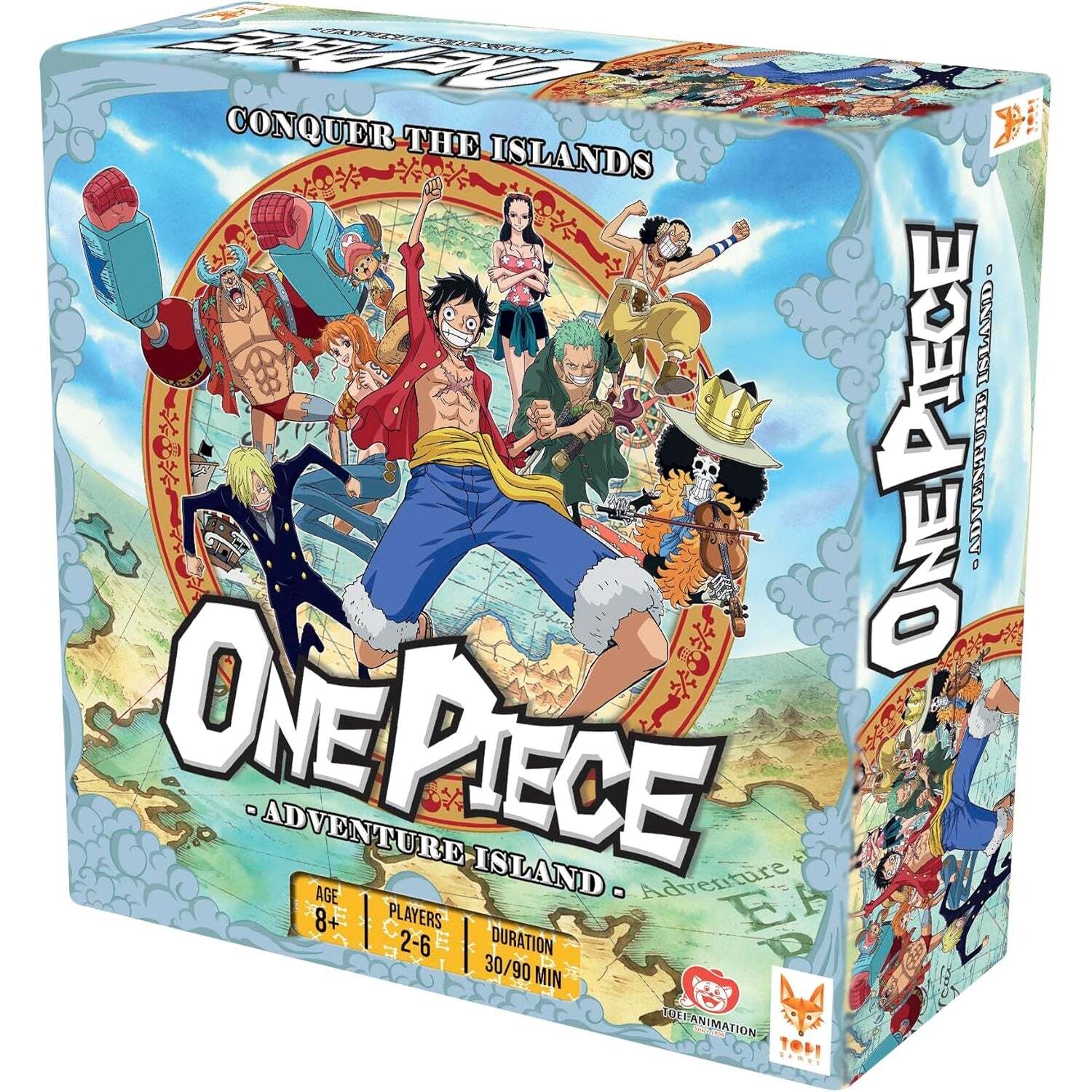 One Piece: Остров приключений [Настольная игра для 2-8 игроков] Соберите свою пиратскую команду
