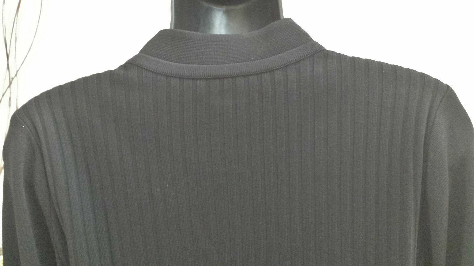 EXCLUSIVELY MISOOK  RARE RIBBED size XS Top Jacket  Sweater - Black  WOW image 8