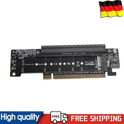 PCIe X16 To X8+X4+X4 Splitter Card Adaptor Expansion Riser Card Extended Card