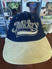 Vintage USA Made Goofy’s Hat Co MICKEY Script Hat / Cap Wool Suede